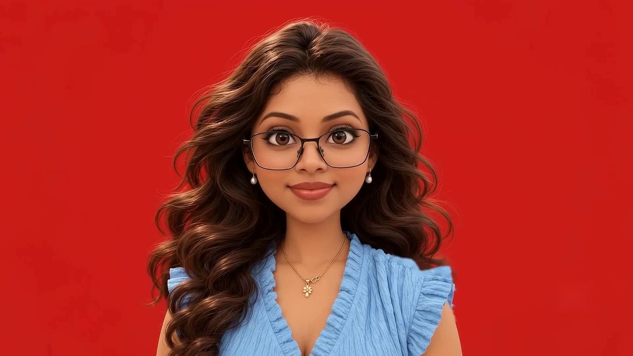 3D caricature of Apoorva Ram